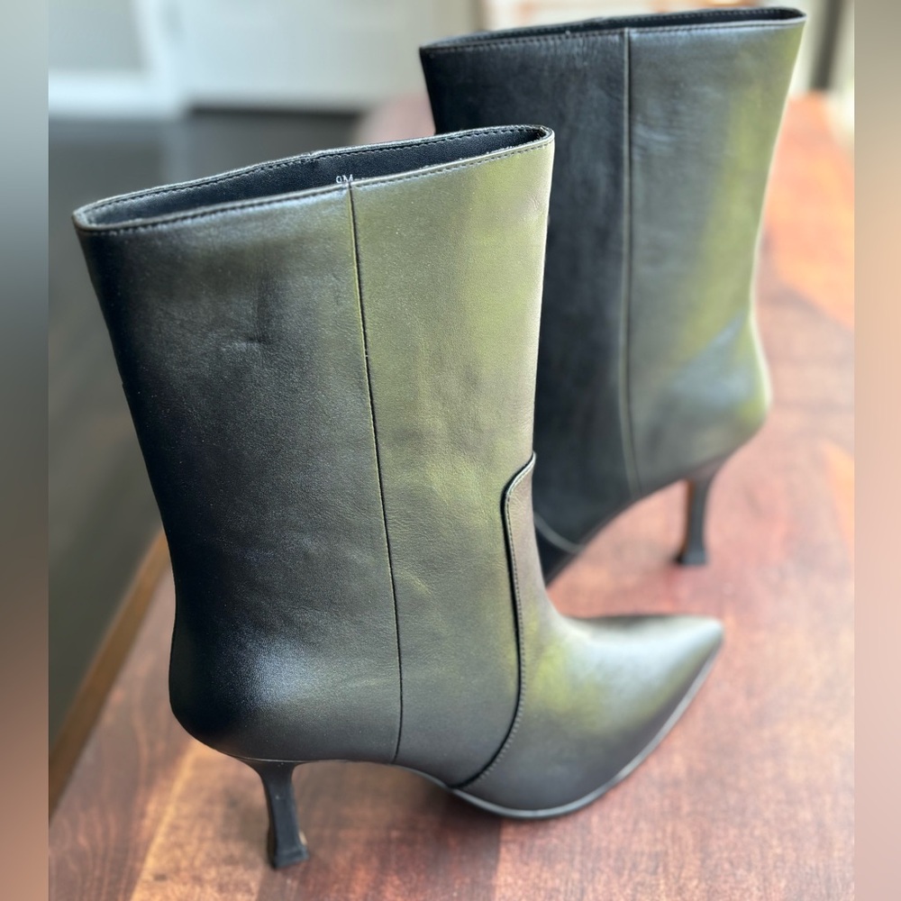 Lisa Vicky - Arthaul Pointed Toe Bootie - Picture 14 of 14